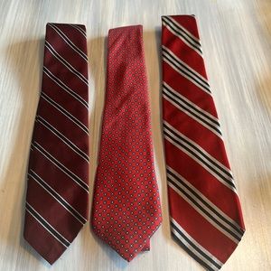 # 3 Designer Silk Ties